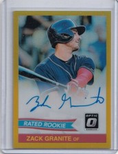 Zack Granite Optic GOLD Prizm Rookie Auto Rc 7/10 Twins