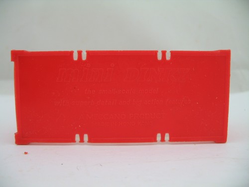Mini Dinky Model 99: Caterpillar Grader, with Garage Box - Picture 11 of 16