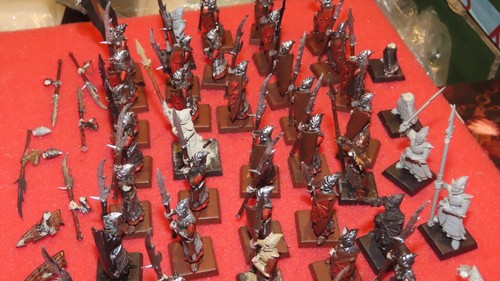 Games Workshop Warhammer Fantasy Dark Elves Elf Warriors with Spears Regiment GW - Picture 22 of 22