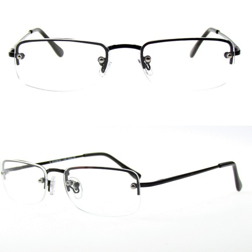 BIFOCAL READING GLASSES Semi-Rimless Men's Women's +100 to +400 GET FREE REWARDS - Picture 12 of 14