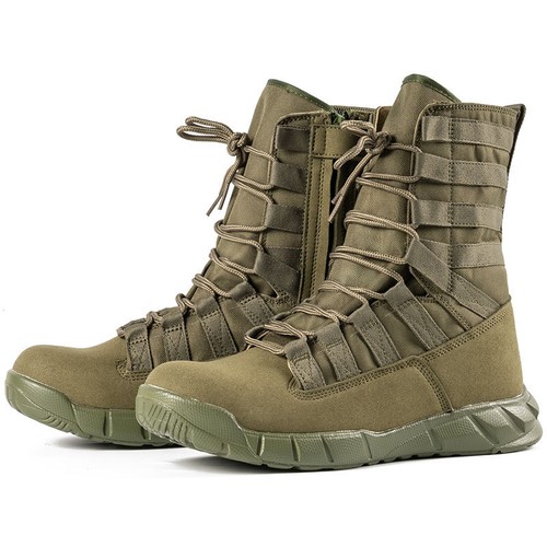 Mens Tactical Hiking Boots Boots Military Combat Army Desert Camo Shoes Trainers - Picture 18 of 20