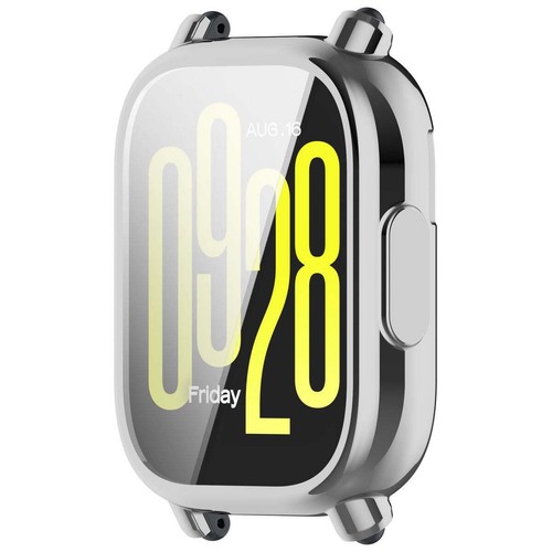 Futerał ochronny do Xiaomi Redmi Watch 5 Active Bizon Case Cover Pokrowiec Etui Srebrne - Zdjęcie 8 z 8