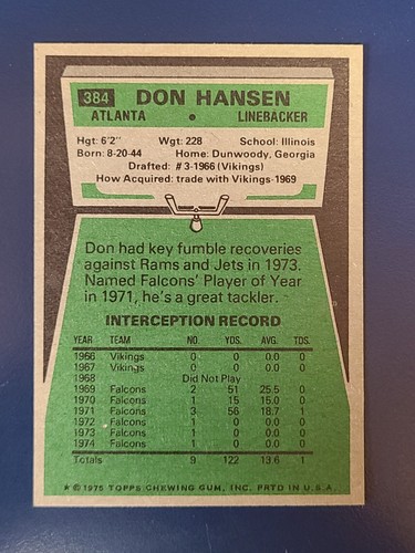 1975 Topps Football Cards Complete Your Set You Pick Choose Each #326 - 528 - Picture 75 of 277