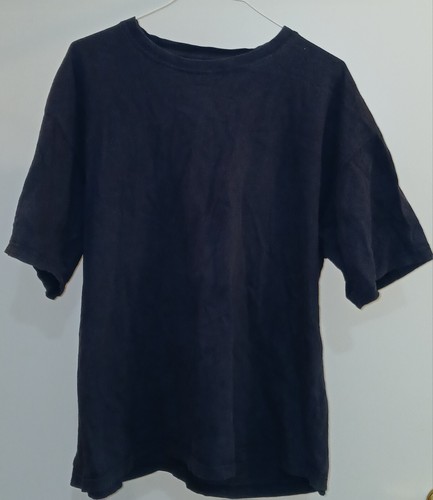 St. John's Bay Mens Performance Tee 100% Cotton Navy Blue XL Pre-Owned - Picture 2 of 9