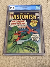 Tales to Astonish 44 CGC 7.5 OW Pages  (1st app of The Wasp) CGC #001 + magnet