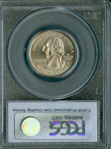 2005 D MINNESOTA FLAG QUARTER PCGS MS67 SF . - Picture 2 of 2
