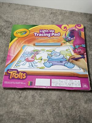 Trolls Light Up Tracing Crayola; Trolls Light-up Tracing Pad; Art
