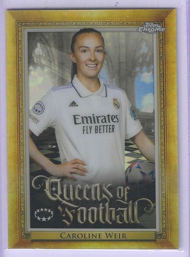 2022-23 TOPPS CROMO UEFA MUJER CAROLINE WEIR REINAS DEL FÚTBOL Q-17 - Imagen 1 de 2