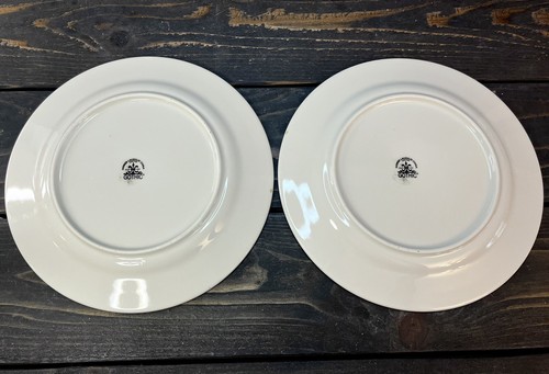 Homer Laughlin Gothic Gold Black Stripe Dinner Plates 10.5” Set Of 4 Restaurant - Picture 6 of 9