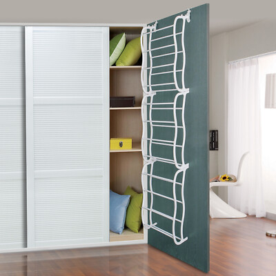 36 Pairs Over The Door Shoe Rack Wall Hanging Closet Organizer