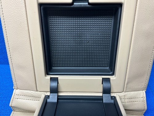 2010 - 2012 RANGE ROVER HSE REAR SEAT FOLDING ARMREST BEIGE W/ HEADREST OEM - Picture 9 of 21
