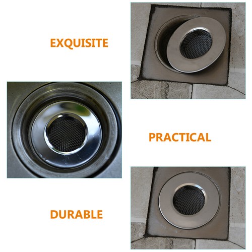 3 Pcs Sink Strainer Bathroom Hair Catcher for Shower Tub Drain Protector - Picture 2 of 12