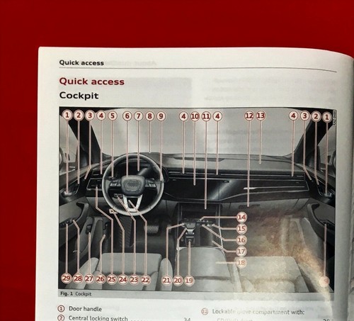 2020 Audi Q7 Owners Manual Set w/NAVIGATION Q7 Owner's Operator's Manual Set - Bild 3 von 8