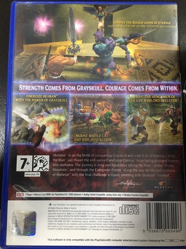 PS2 MASTERS OF THE UNIVERSE HE-MAN DEFENDER OF GRAYSKULL PLAYSTATION 2 Pal - Bild 3 von 3