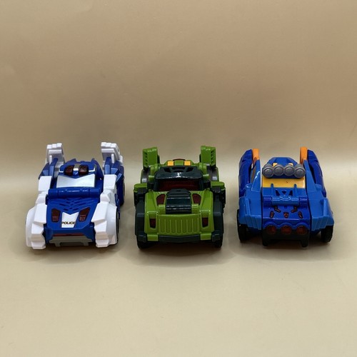 Vtech Switch and Go 3x dinosauri giocattolo auto dinosauro buggy corsa luci e suoni #B4 - Foto 4 di 9