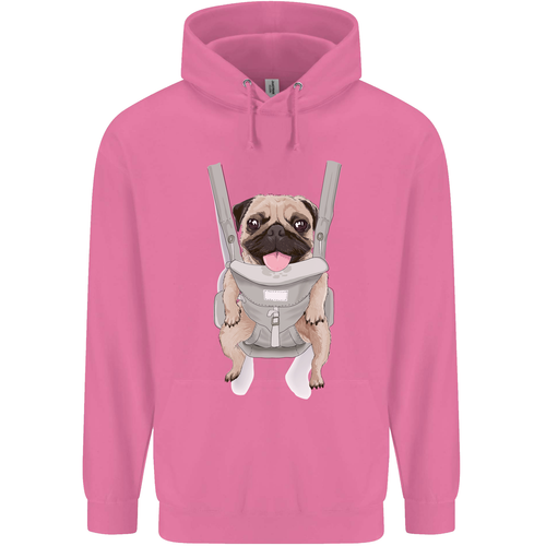 A Pug in a Baby Harness Funny Dog Childrens Kids Hoodie - Picture 35 of 88