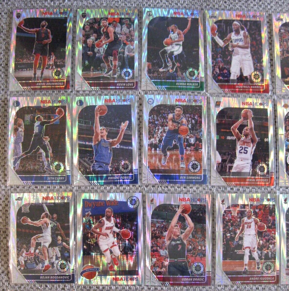 2019–20 NBA PANINI HOOPS ПРЕМИУМ-КЛАССА ИЗ ЗАПАСОВ PRIZMS FLASH ЛОТ ИЗ 50 КАРТ Большой выбор! - Изображение 2 из 4