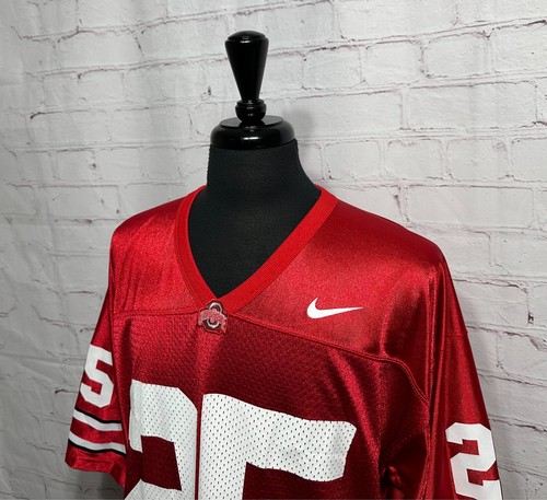 VTG Nike Team Men's XL Ohio State Buckeyes #25 Mesh College Football Jersey EXC! - Picture 3 of 11