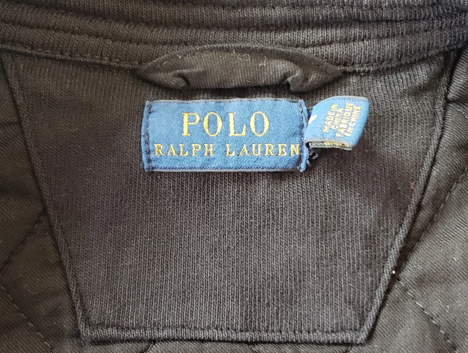 Polo Ralph Lauren Jacket Womens S P Black Motorcycle Moto Café Racer Biker Coat - Image 4 of 4