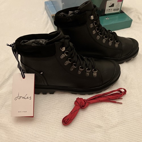 JOULES LADIES NOA BLACK BOOTS SIZE 9 BNWB - Picture 5 of 6