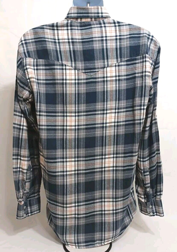 Gibson Trading Company Mens Long Sleeve Pearl Snap Button Shirt Size L Western - Picture 2 of 11