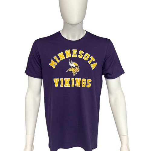 Minnesota Vikings NFL T shirt purple small brand 47 apparel slip on Soft new