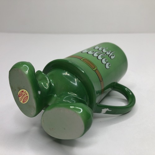 Enesco Mug Irish Coffee Ceramic Leprechaun Green Footed Secret Recipe 5 oz Japan - Picture 6 of 8
