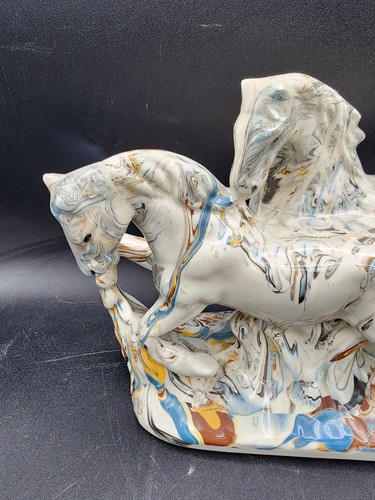 Mid Century Keramik Pferd Statue MCM Mantel Statue - Bild 5 von 9