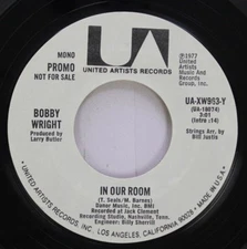 Country Promo 45 Bobby Wright - In Our Room / In Our Room On United Artists Reco
