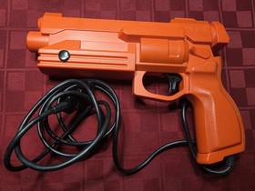 Sega Saturn Stunner Arcade Gun And Original Sega Saturn Black