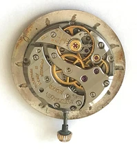 LeCoultre X312/CW Watch Movement With Dial Hands Crown Crystal Running