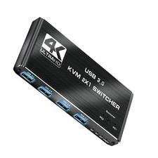 4K/60Hz 2 in 1 Out HDMI 2.0 KVM USB Switch USB 3.0 KVM Switcher For Mouse B