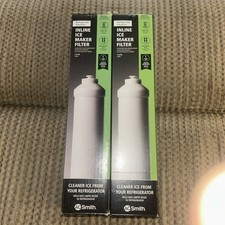 2 AO Smith Inline Ice Maker Filter Push-In Fitting 2” X 10”  AO-IM