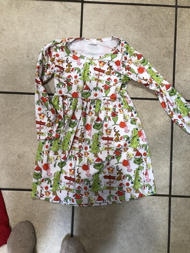 Girls Dress Size 6-7, 8 and l2 XL lot of 3 red, yellow white multi color - Picture 8 of 10