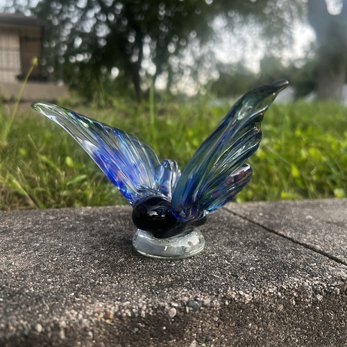 Dynasty Gallery Kunst Glas Regenbogen Schmetterling Briefbeschwerer Figur Mehrfarbig