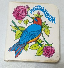 Photo Album 5.25 x 4.25" Zipper Closure Retro 1970s Used