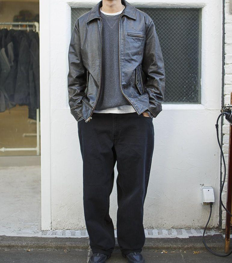 Vintage OLD GAP 90s Leather Jacket Black M Gold Zip Warm Vintage OLD GAP 90s Leather Jacket Black M Gold Zip Warm