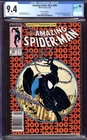 AMAZING SPIDER-MAN #300 CGC 9.4 WHITE PAGES // ORIGIN + 1ST APPEARANCE OF VENOM