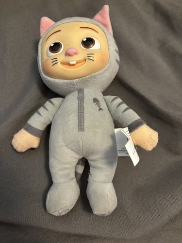 Cocomelon 8" JJ Kitty Plush Toy 2020 Moonbug Cute & Clean VGC - Picture 1 of 2