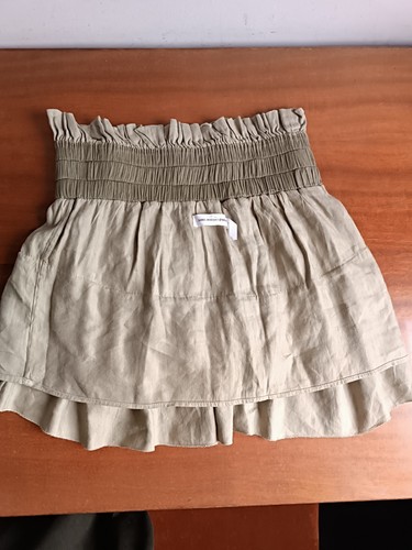 Isabel Marant Etoile Mini Skirt Tiered with Flounces Linen/Cupro Size 40/S-M - Picture 16 of 20
