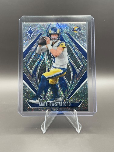 Rare MATTHEW STAFFORD #106 Sparkle Parallel 2024 Phoenix International RAMS - Picture 3 of 5