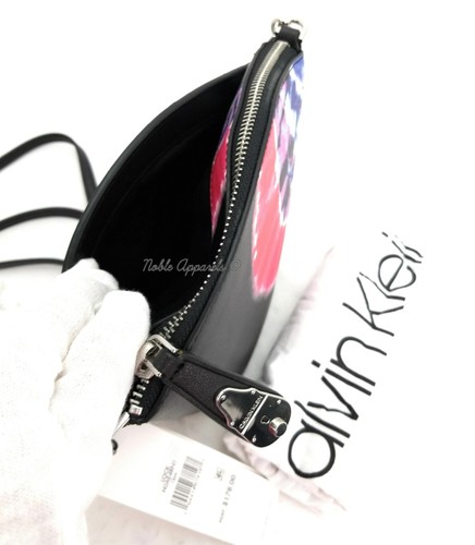 CALVIN KLEIN Womens Lock Tie Dye Mini Bucket Bag Hippie Retro Crossbody $178 - Picture 11 of 13