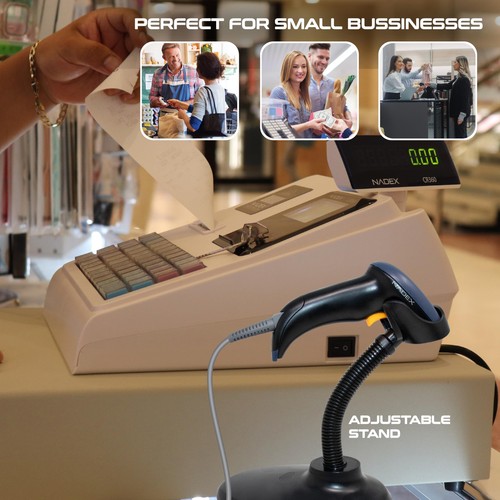 Handheld Barcode Laser Scanner for CR260/CR360/CR600 Cash Registers - Afbeelding 8 van 9