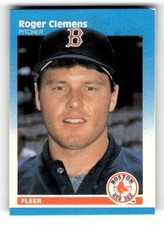 1987 Fleer Classic Miniatures #20 Roger Clemens Baseball Card