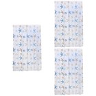  3 Pack Badewannenvorhang Wasserdichtes Duschvorhang Duschvorhänge
