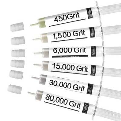 Diamond Polishing Compound Kit of 6 Polishing Lapping Paste 80,000 to 450 Gri...