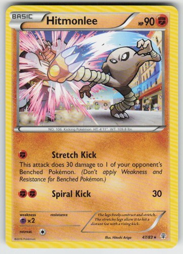 Hitmonlee Rare Generations 47/83 LP - Picture 1 of 2