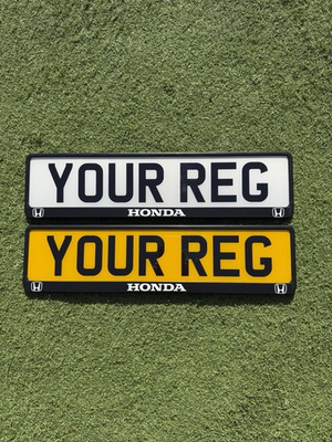 #ad Honda Number Plate Frames UK Front Rear X2 Car Accessory Road Legal GBP 15.99