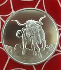 DON’T MESS WITH TEXAS LONGHORN 🤘TORO 1 oz .999 silver coin Intaglio Mint 🐂💗💎