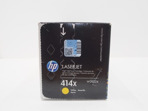 HP 414X High Yield Yellow Original LaserJet Toner Cartridge, NEW!!! - Picture 3 of 3